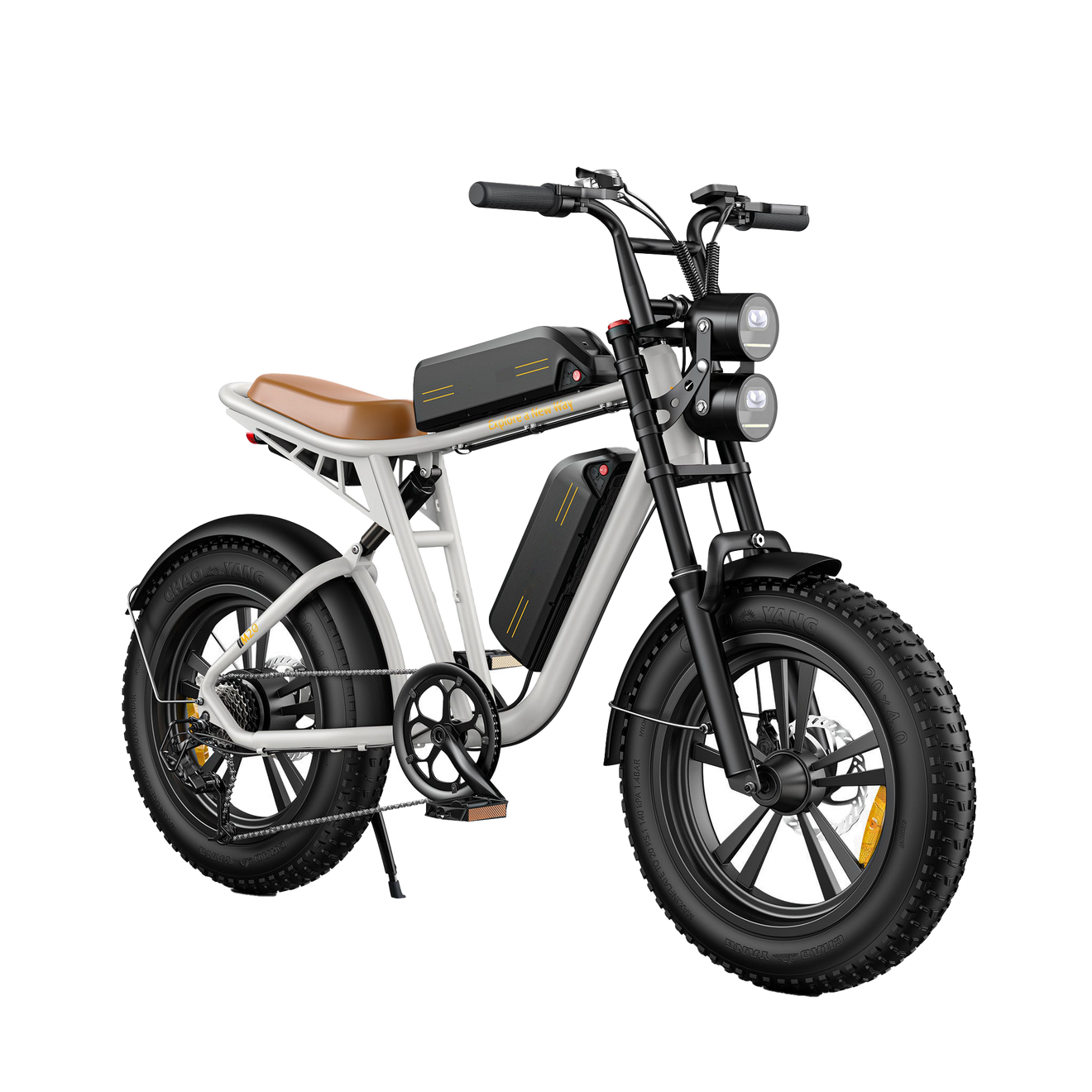 Rower elektryczny w stylu motocykla M20