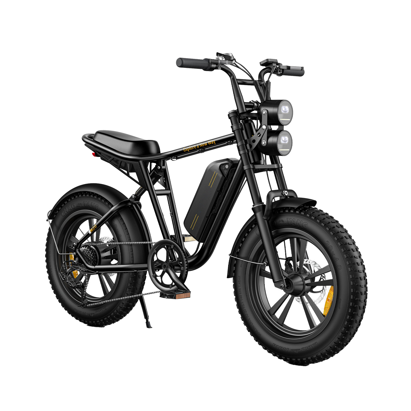 Rower elektryczny w stylu motocykla M20
