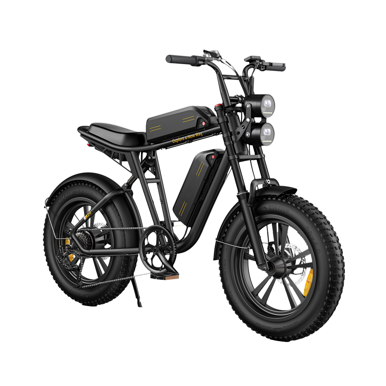Rower elektryczny w stylu motocykla M20