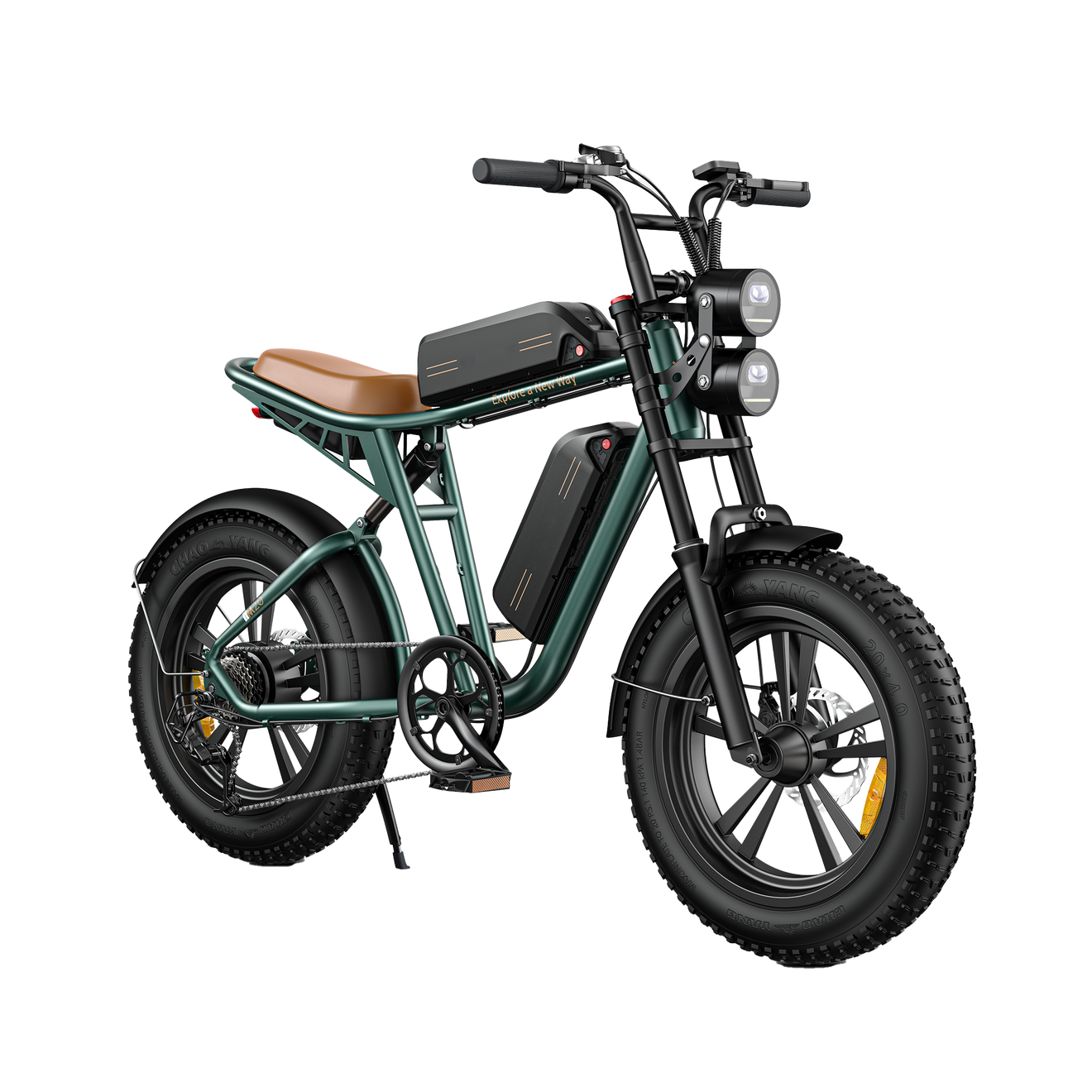 Rower elektryczny w stylu motocykla M20